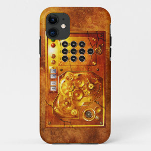 Five to of 12 Steampunk clock Grunge iPhone 11 Case