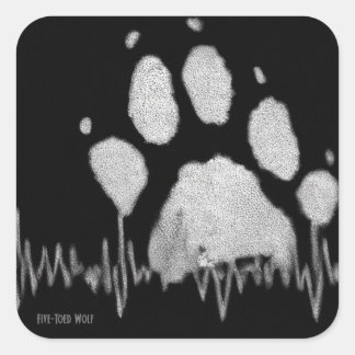 Five-Toed Wolf Stickers