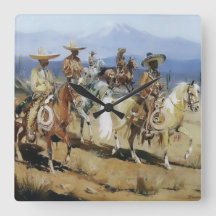 Five Vaqueros on Horseback by Edward Borein
