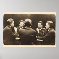Five-Way Portrait of Marcel Duchamp Fine Art Print