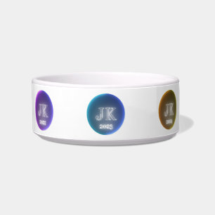 Five Year Colourful Logos Pet Bowl
