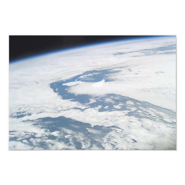 Five year old icebergs near South Georgia Islan Photo Print (Front)
