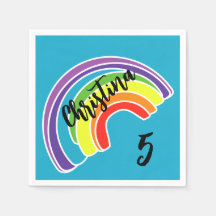 Five Year Old Rainbow Birthday Party