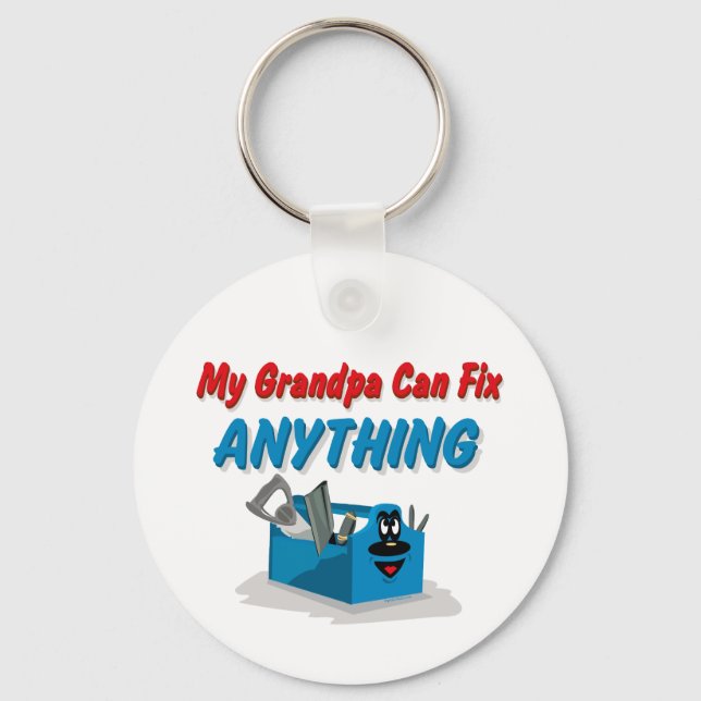 Fix Anything Grandpa Keychain (Front)