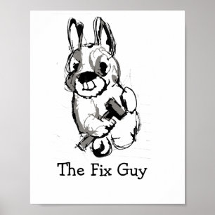 Fix Guy Print, Value Poster Paper (Matte)