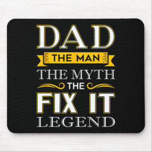 Fix It Dad Gifts Fathers Day Handy Man Mouse Pad