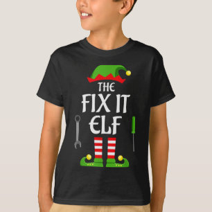 Fix It Elf Family Matching Group Christmas  T-Shirt
