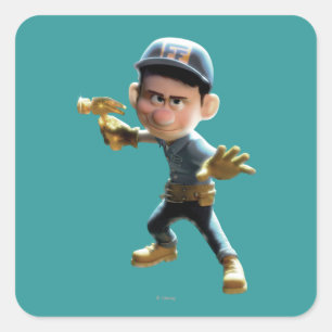 Fix-It Felix Jr. 1 Square Sticker