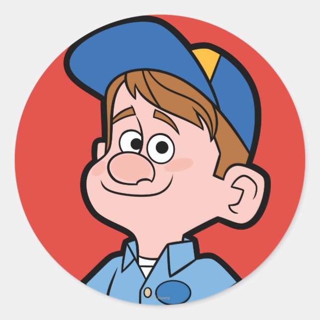Fix-It Felix Jr. 2 Classic Round Sticker (Front)