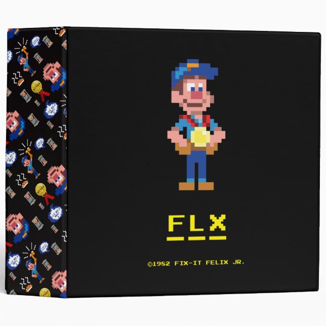 Fix-It Felix Jr: FLX Binder (Front/Spine)