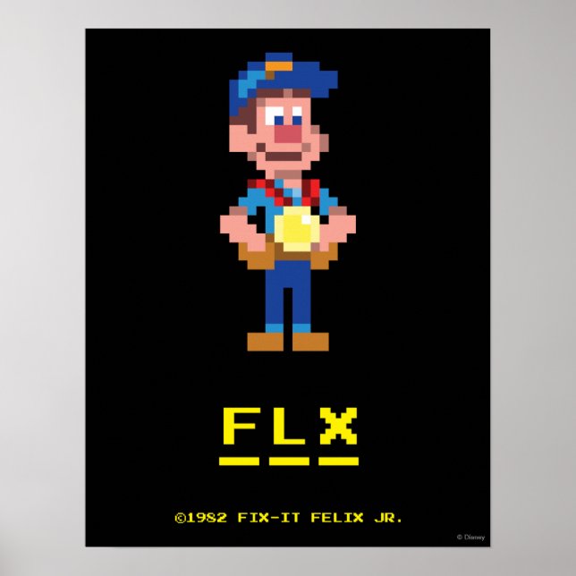 Fix-It Felix Jr: FLX Poster (Front)