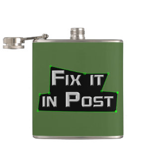 "Fix it in Post" VFX / Visual Effects Hip Flask