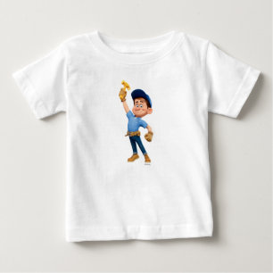 Fix-It Jr Holding Hammer in the Air Baby T-Shirt
