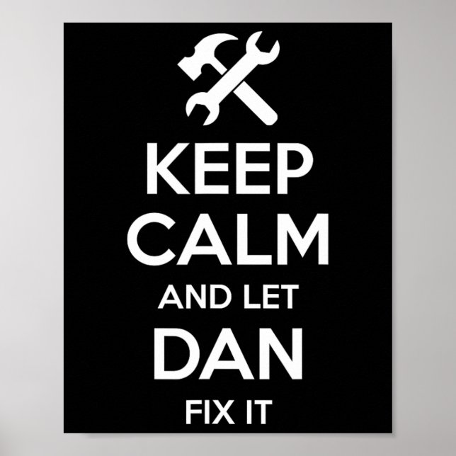 Fix Quote Funny Birthday Personalized Name Gift Id Poster (Front)
