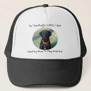 Fix That Ruffin CRPS RSD - Mom Black Text Trucker Hat