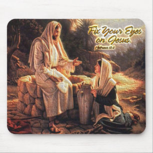 Fix Your Eyes on Jesus 1 Mouse Pad