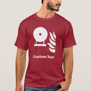 Fixed Fire Extinguisher Bottle Safety Sign T-Shirt