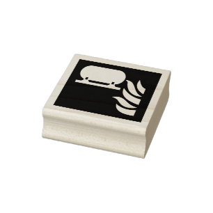 Fixed Fire Extinguisher Installation Safety Sign Rubber Stamp