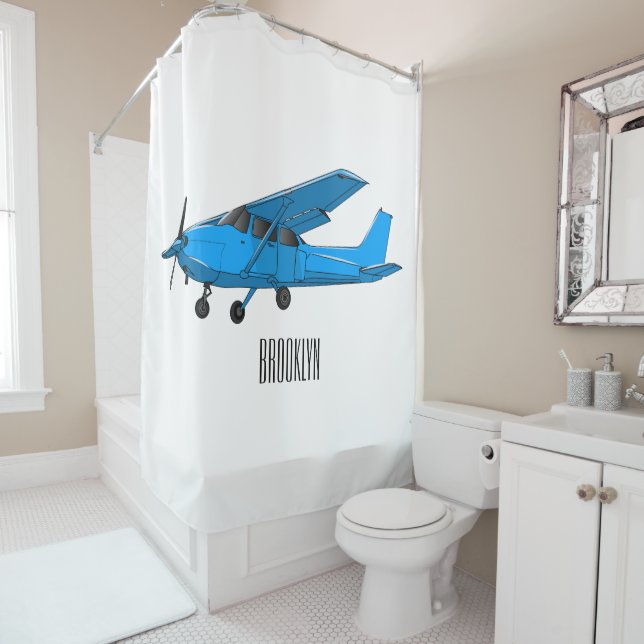 Fixed-wing aircraft cartoon illustration (In Situ)