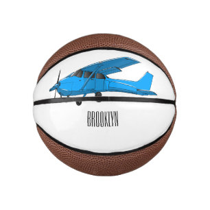 Fixed-wing aircraft cartoon illustration mini basketball