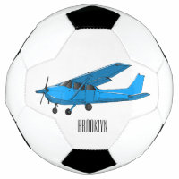 Fixed-wing aircraft cartoon illustration