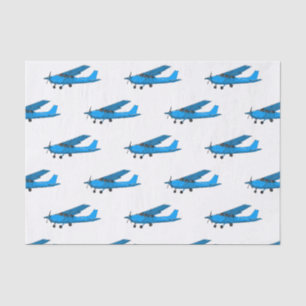 Fixed-wing aircraft cartoon illustration tissue paper