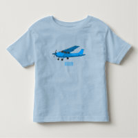 Fixed-wing aircraft cartoon illustration