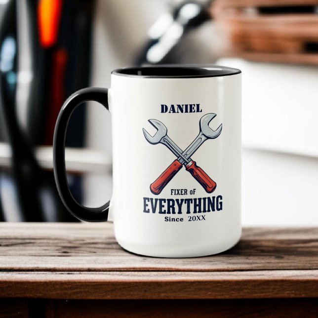 Fixer of Everything Since | Custom Father's Day Mug (Creator Uploaded)