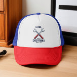 Fixer of Everything Since | Custom Father's Day Trucker Hat<br><div class="desc">A perfect tribute to the household hero! This custom Father's Day Hat lets you add the year your dad became a legend — the go-to guy for fixing everything—a heartfelt and humourous gift for any handyman dad.</div>