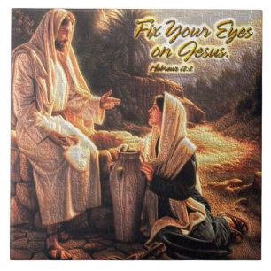 Fixez vos yeux sur Jésus 1 Carreaux