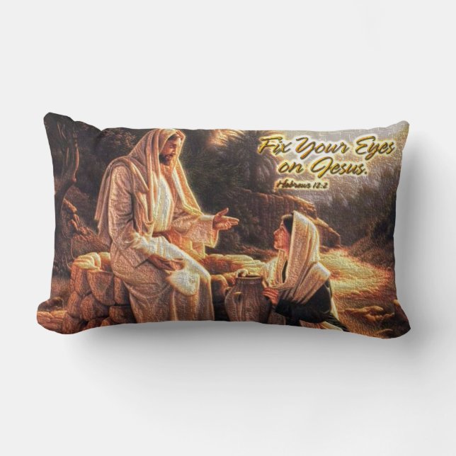 Fixez vos yeux sur le coussin de Jésus 1 (Recto)