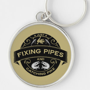 Fixing Pipes & Catching Pike Keychain
