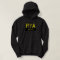 Fiya Black & yellow hoodie (front only)
