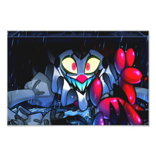 Fizz Halloween Slasher   Helluva Boss   Photo Print