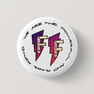 Fizzle Force Logo 1 Inch Round Button