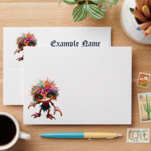 Fizzwiggle the Rainbow Mischief Sprite. Envelope
