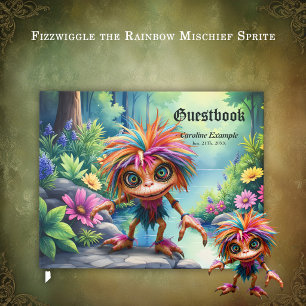 Fizzwiggle the Rainbow Mischief Sprite. Guest Book