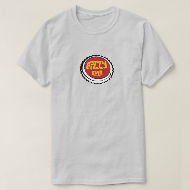 Fizzy Cola Bottle Cap T-shirt (Design Front)