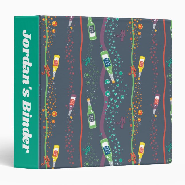 Fizzy Lifting Drink Pattern Binder (Front/Spine)