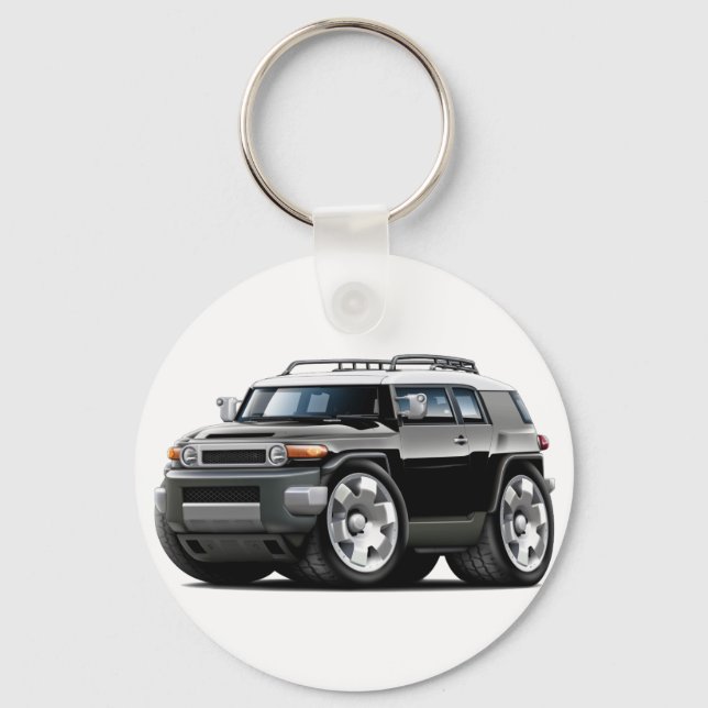 Fj Cruiser Black Car Keychain (Front)