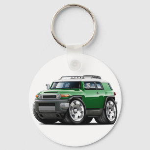 Fj Cruiser Green Car Keychain