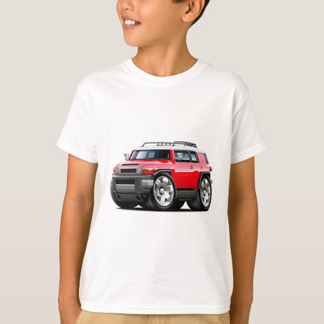 Fj Cruiser Red Car T-Shirt (Front)