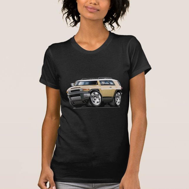 Fj Cruiser Tan Car T-Shirt (Front)