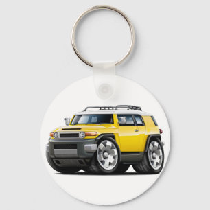 Fj Cruiser Yellow Car Keychain