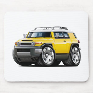 Fj Cruiser Yellow Car Mouse Pad