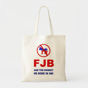 FJB and the donkey he rode in on! Tote Bag