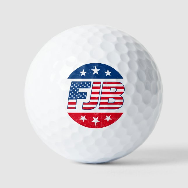 FJB funny anti joe Biden Pro trump 2024 Golf Balls (Front)