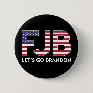 FJB Let's Go Brandon 2 Inch Round Button