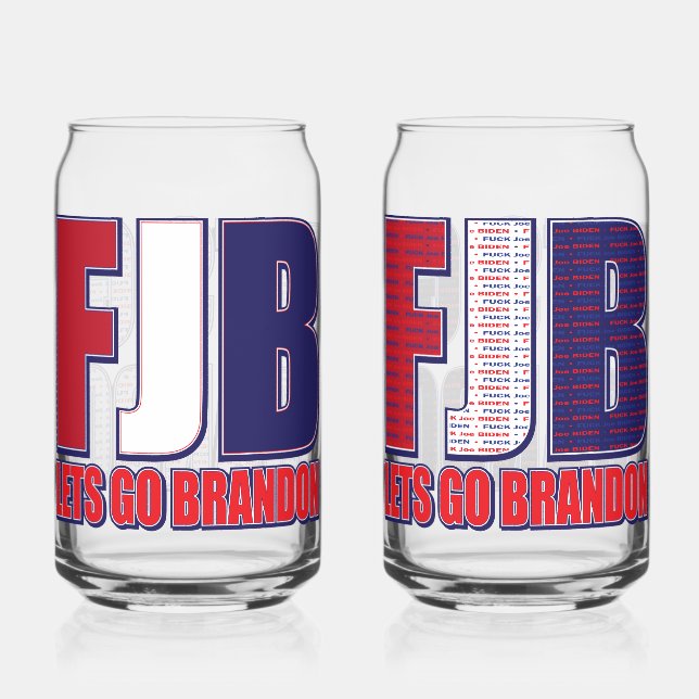 FJB Lets GO Brandon Can Glass (Front)