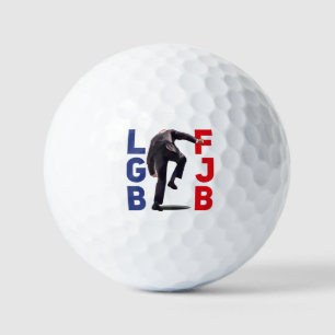 FJB Let's Go Brandon funny anti Biden fall  Golf Balls